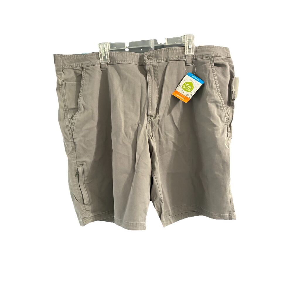 Columbia Men's Ultimate ROC Gray Flex Shorts AM0456-003 Size 42 UPF 50 NWT $65